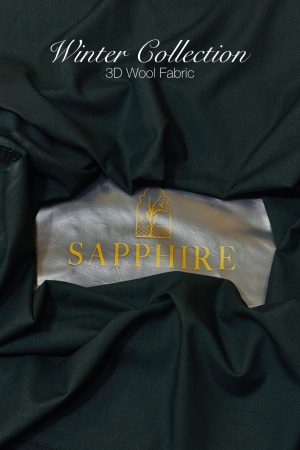 Sapphire Mens Dark Green Unstitched Fabric 100% Soft 3D Wool – Men of Sapphire Luxury Collection