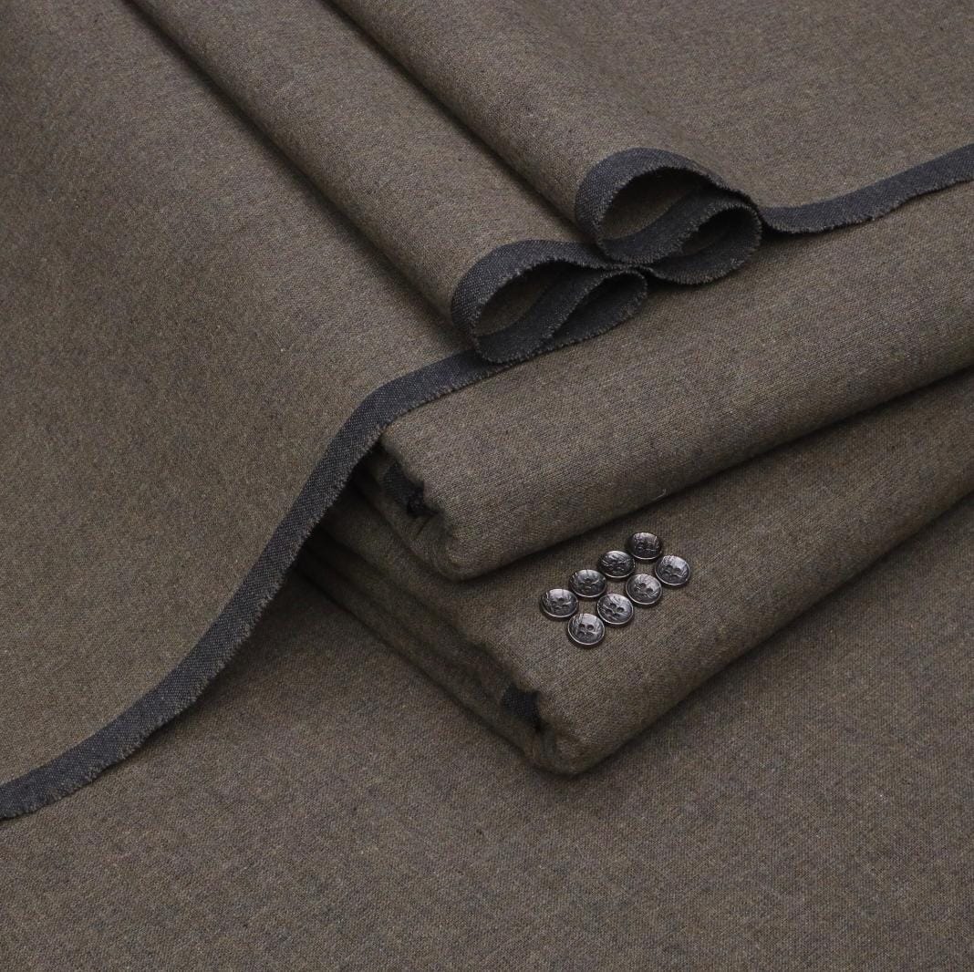 Brown Kamalia Khaddar for Men – Original Unstitched Fabric from Kamalia Khaddar House