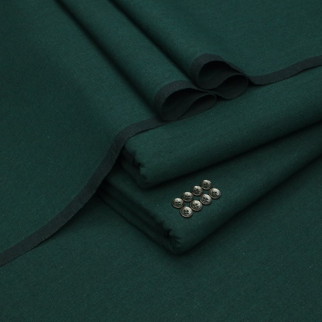 Dark Green Kamalia Khaddar for Men – Original Unstitched Fabric from Kamalia Khaddar House