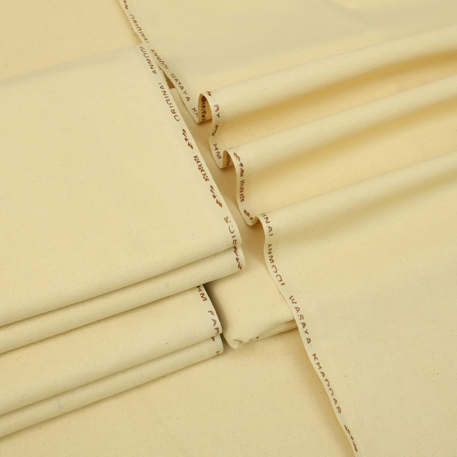 Yellowish Cream Khaddar Karandi for Men – Soft Winter Fabric