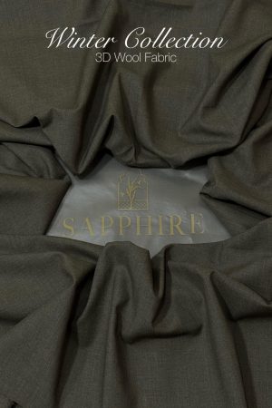 Sapphire Mens Olive Green Unstitched Fabric 100% Soft 3D Wool – Men of Sapphire Luxury Collection