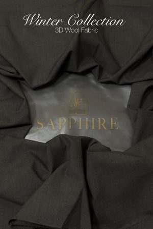 Sapphire Mens Dark Gray Unstitched Fabric 100% Soft 3D Wool – Men of Sapphire Luxury Collection