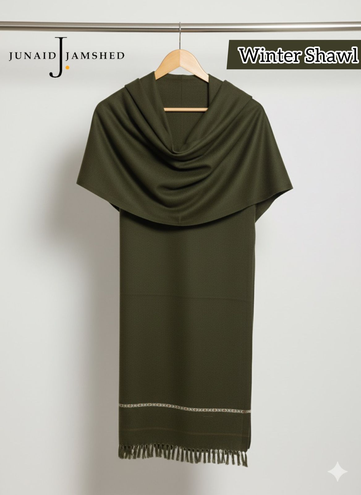 Dark Olive Green Winter Shawl for Men – Mens Shawls Pakistan